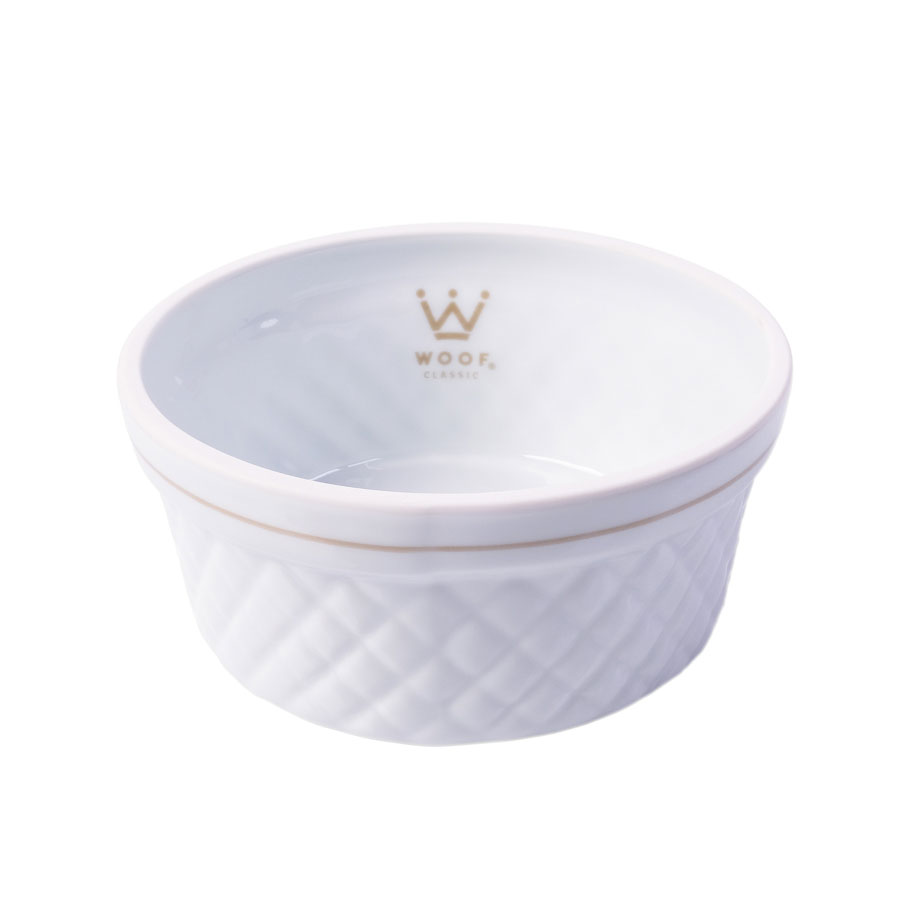 Comedouro Porcelana Matelassê