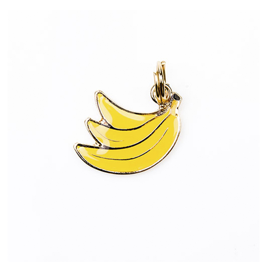 Pingente Esmaltado Banana
