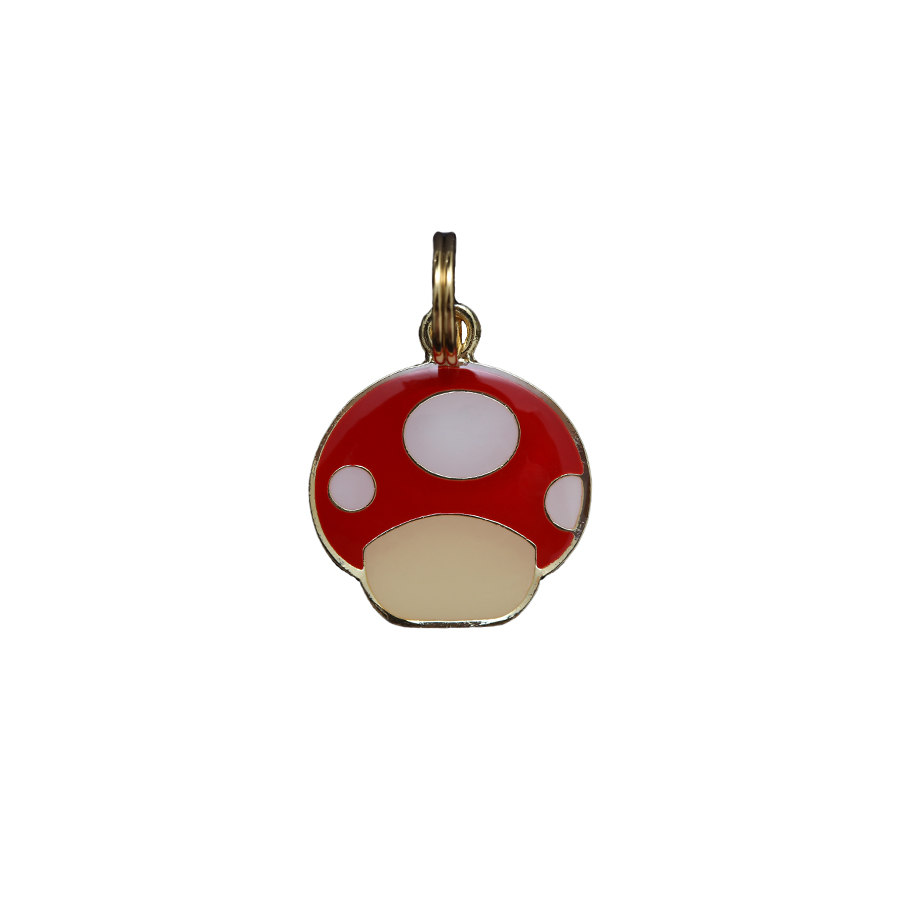 Pingente Esmaltado Cogumelo