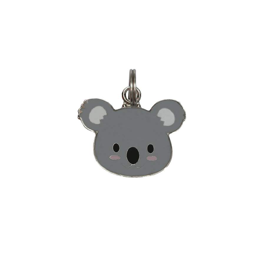 Pingente Esmaltado Níquel Face Coala